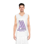 White Monumental Basketball Jersey