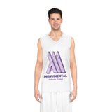 White Monumental Basketball Jersey