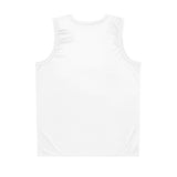 White Monumental Basketball Jersey