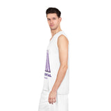 White Monumental Basketball Jersey