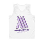 White Monumental Basketball Jersey