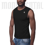 Black Muscle Fit Tank Top Vest Shirt