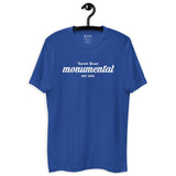 Fitted Short Sleeve T-Shirt in Blue