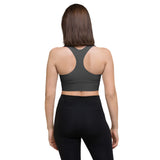 Sports Bra (Compression Fabric) in Dark Grey