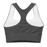 Sports Bra (Compression Fabric) in Dark Grey