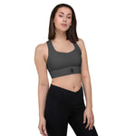 Sports Bra (Compression Fabric) in Dark Grey