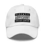 Parental Advisory Hat - High Quality 3D Puff Stitching