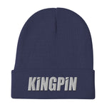 New Krafty KiNGPiN Beanie in Blue – 3D Puff Embroidery