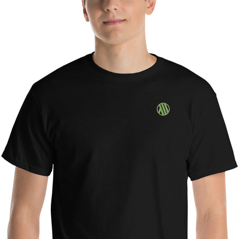 Monumental Short Sleeve with Stitched Logo (Black T-Shirt)