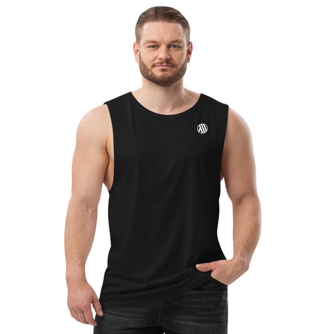 Drop Arm Tank Top (Men's) in Black