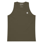 Army Green Monumental Tank Top - Fitness Vest