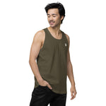 Army Green Monumental Tank Top - Fitness Vest