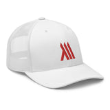 White Monumental Trucker Cap (6 Panel)