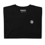 Black Monumental Short Sleeve (Embroidered Circular Logo)