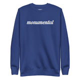 Classic Monumental Sweatshirt in Royal Blue