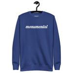 Classic Monumental Sweatshirt in Royal Blue