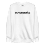 Classic Monumental Sweatshirt in White