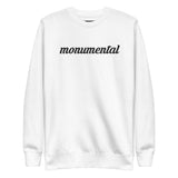 Classic Monumental Sweatshirt in White