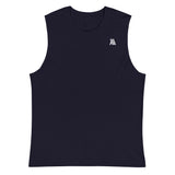 Navy Muscle Fit Tank Top Vest