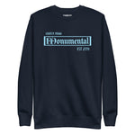 Kentish Brand Premium Monumental Sweatshirt in Navy