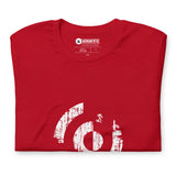 Grunge Target T-Shirt in Red (Unisex)